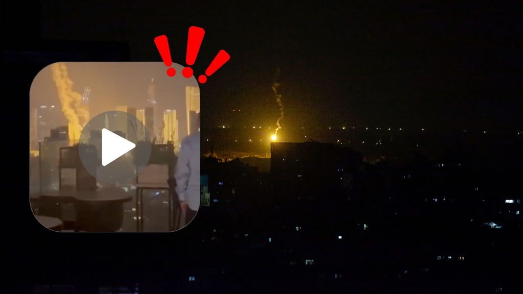 Irán lanza cientos de misiles contra Israel | VIDEOS