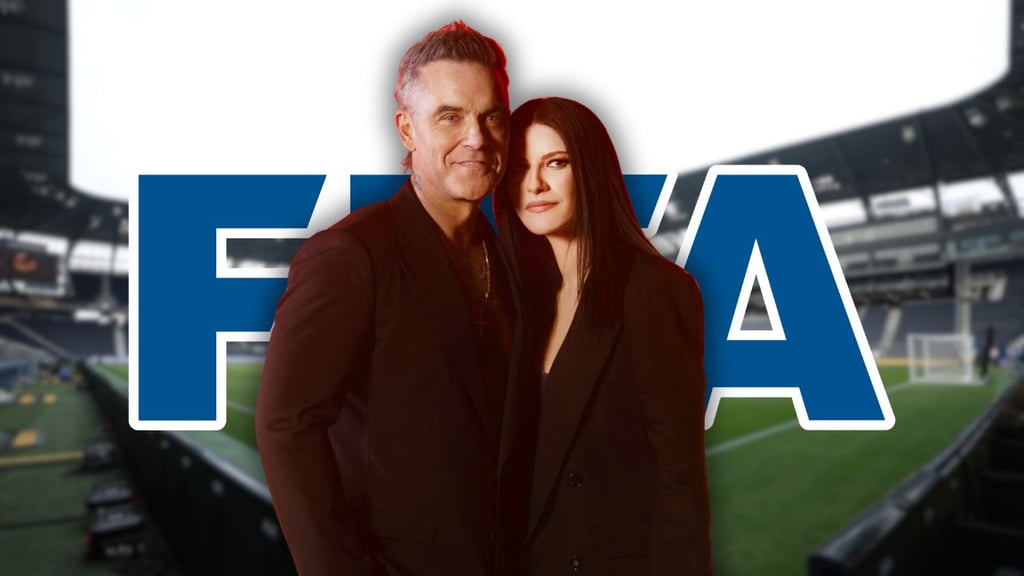 La FIFA ya tiene himno oficial: Laura Pausini y Robbie Williams cantan 'Desire'