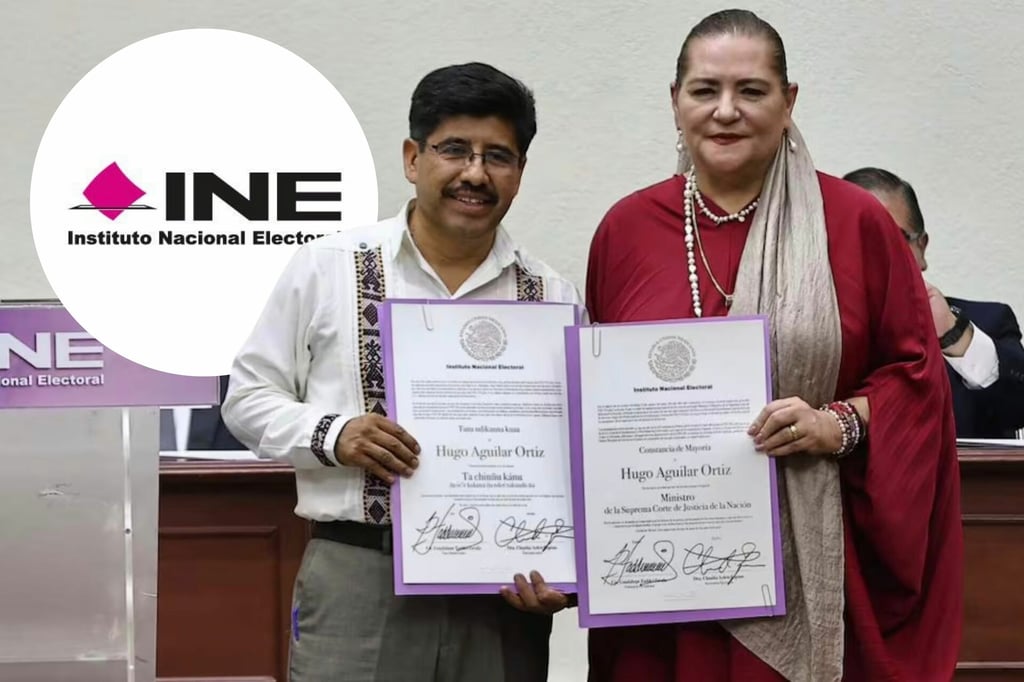 Elección de Jueces: Hugo Aguilar recibe constancia de mayoría del INE para la Corte