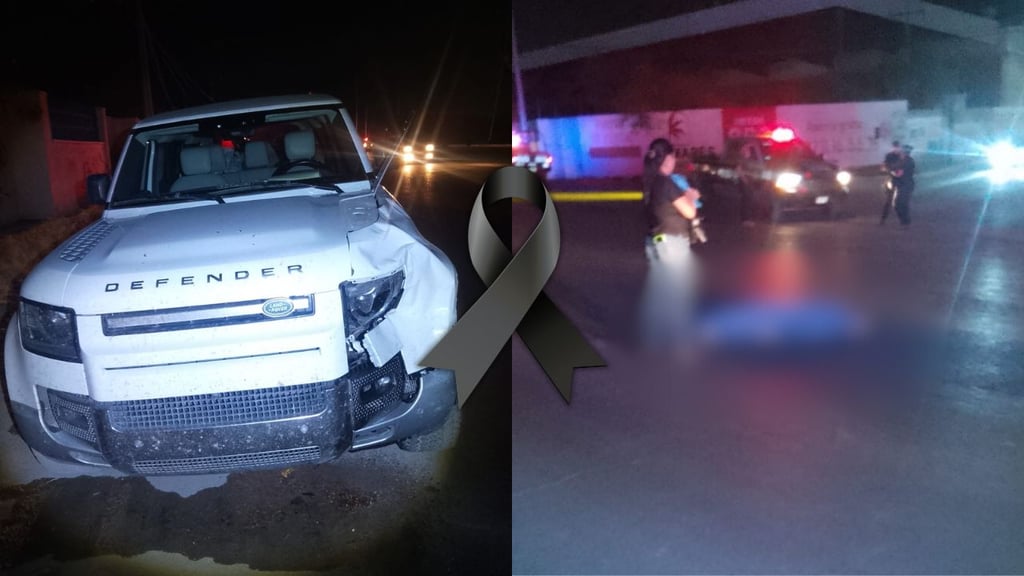 Hombre muere tras ser atropellado mientras caminaba por una vialidad en Lerdo