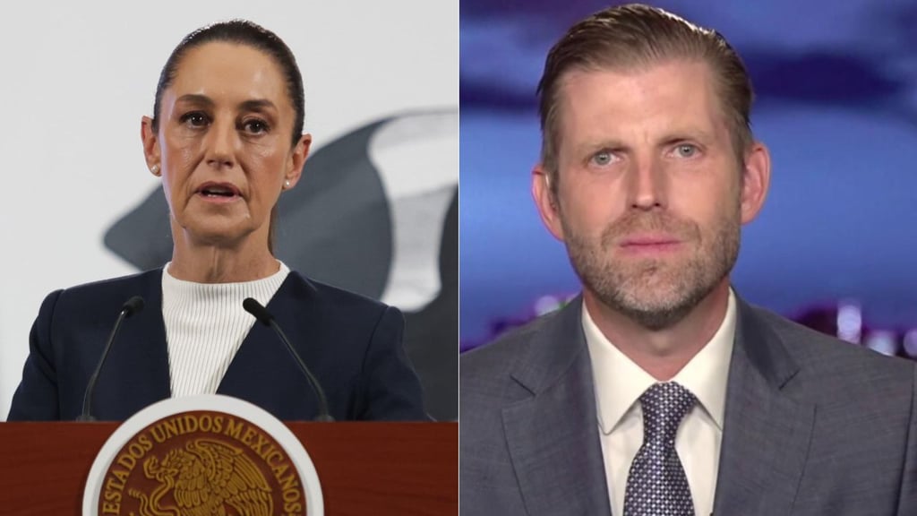 Evita Sheinbaum hacer comentarios sobre la polémica declaración de Eric Trump