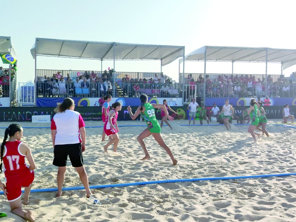 Actuación. México continúa con su participación en el Mundial de Handball de Playa en T+unez.
