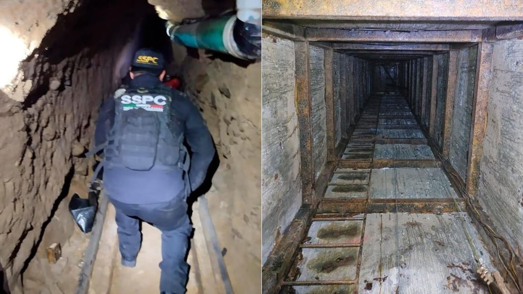 Localizan en Tijuana un túnel que conectaba a México con Estados Unidos