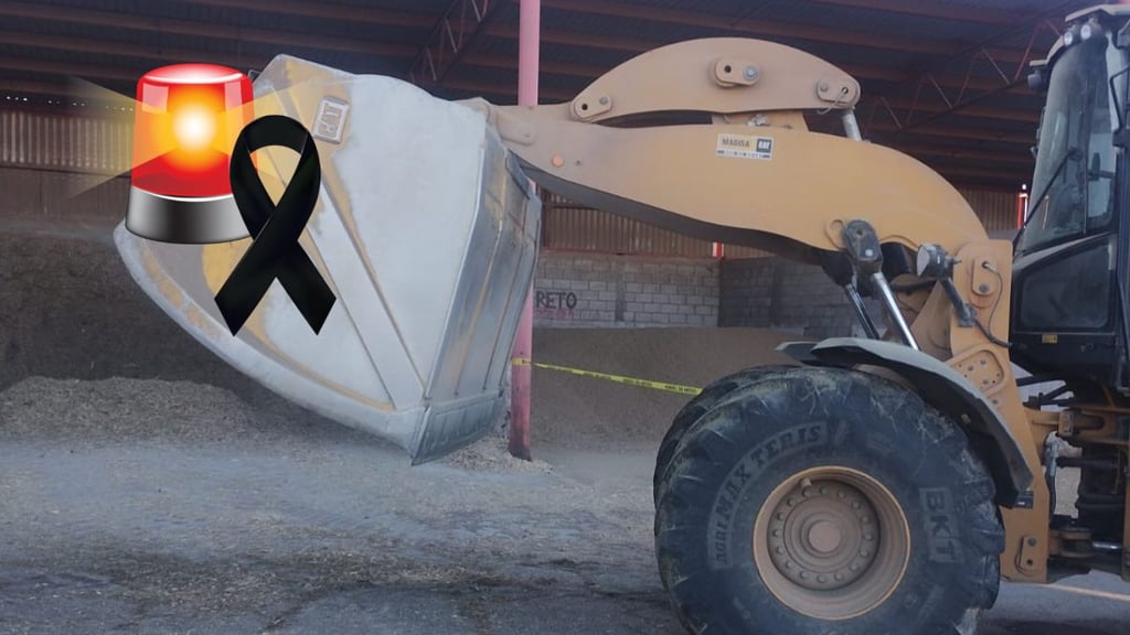 Trabajador muere tras ser embestido por trascabo operado por compañero, en Gómez Palacio