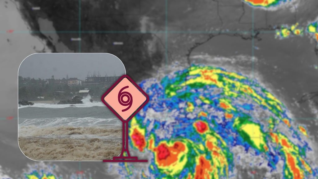 Huracán ‘Erick’ se degrada a categoría 1 a unas horas de tocar tierra en Oaxaca