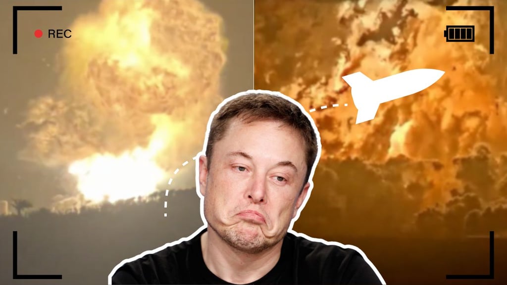 Así fue el momento en que explotó un cohete de SpaceX de Elon Musk | VIDEOS
