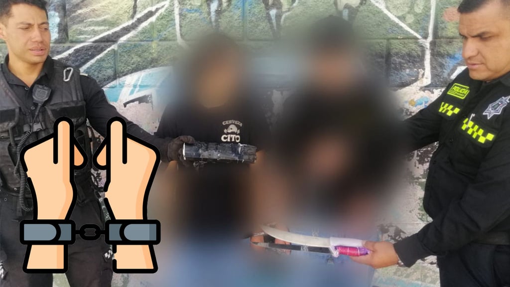 Detienen a 2 adolescente que llevaban cuchillos afuera de secundaria en la Nueva Vizcaya