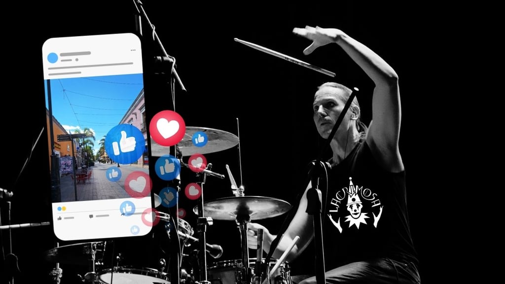 Lacrimosa visitó Durango y su baterista, Robert Schmidt, presumió en sus redes la ciudad