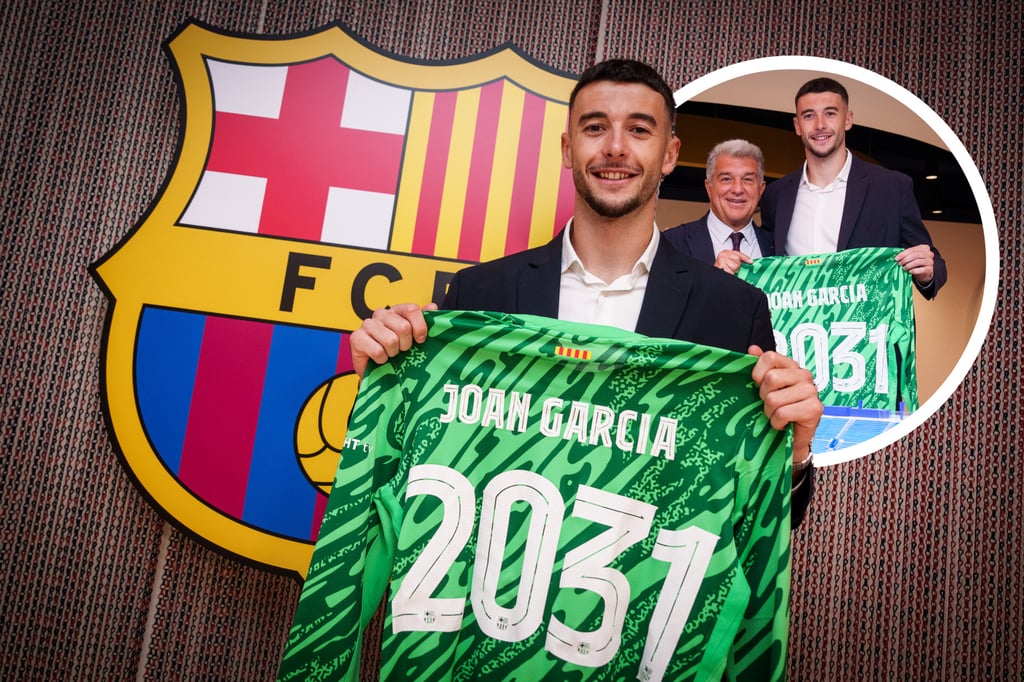 OFICIAL: Joan Garcia es presentado como nuevo fichaje del FC Barcelona