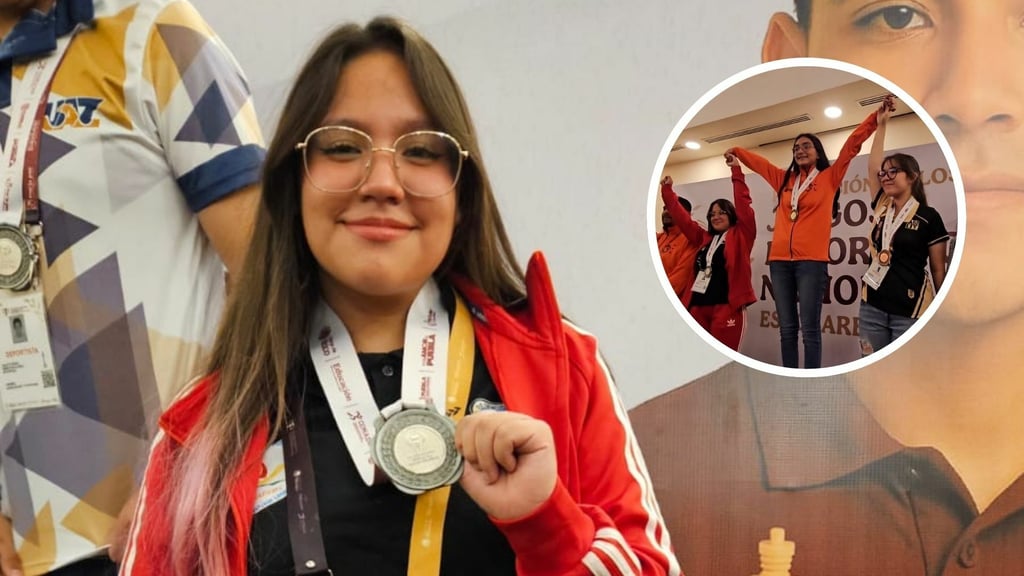 Durango suma medalla de plata con Isis González en blitz de ajedrez estudiantil nacional