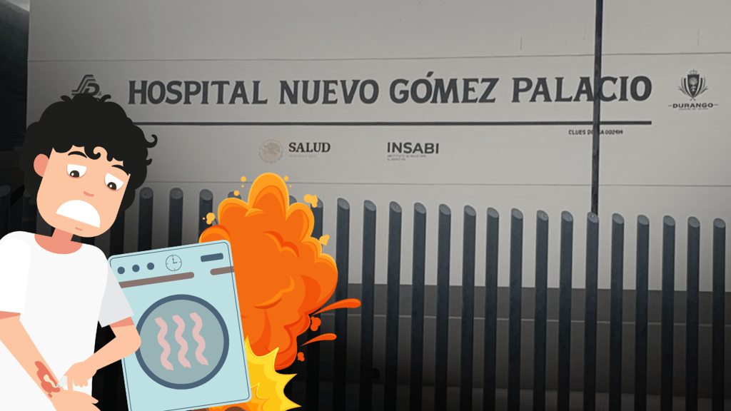 Secadora explota cuando la revisaba un hombre, en Gómez Palacio; sufrió quemaduras