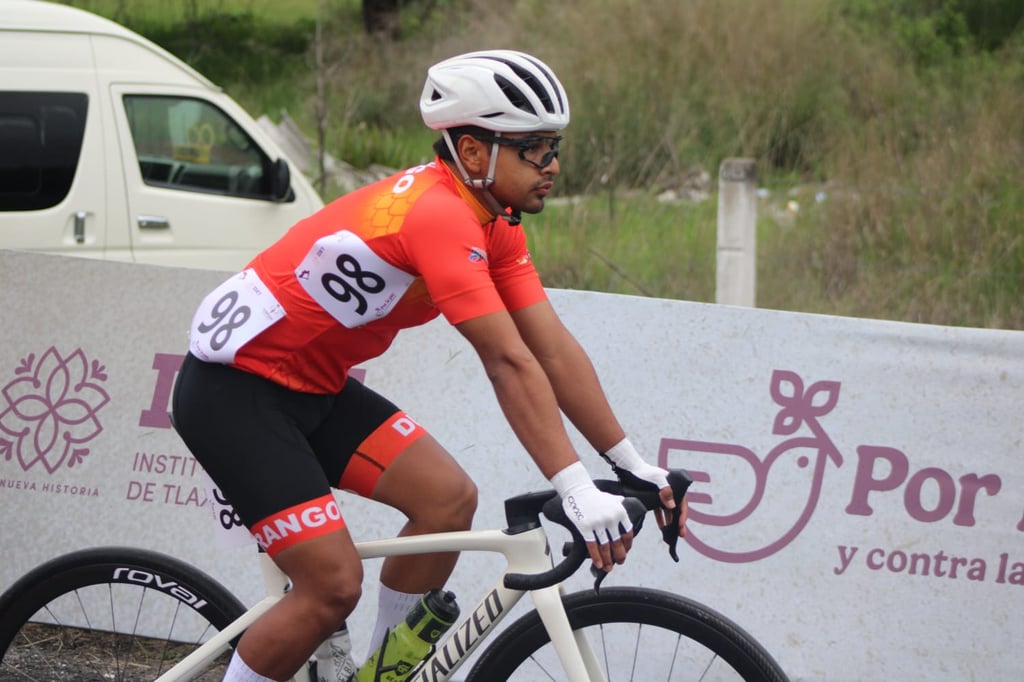 El duranguense Diego Arreola se retira tras caída en ciclismo de la Olimpiada Nacional
