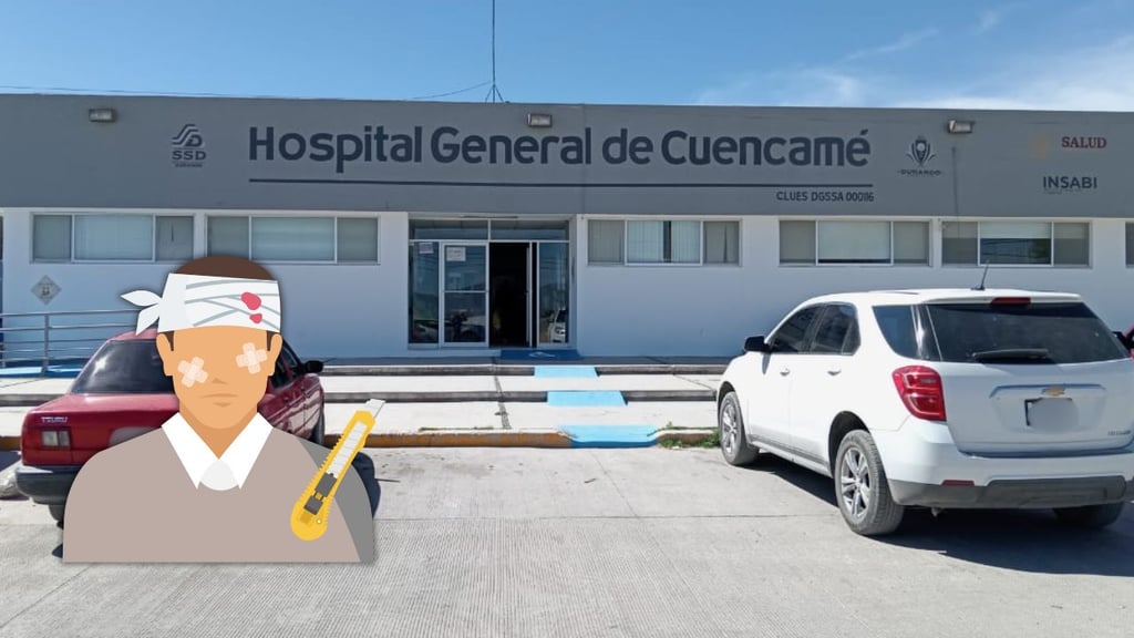 Hombre es herido con un cúter mientras trabajaba en Cuencamé; su agresor está detenido