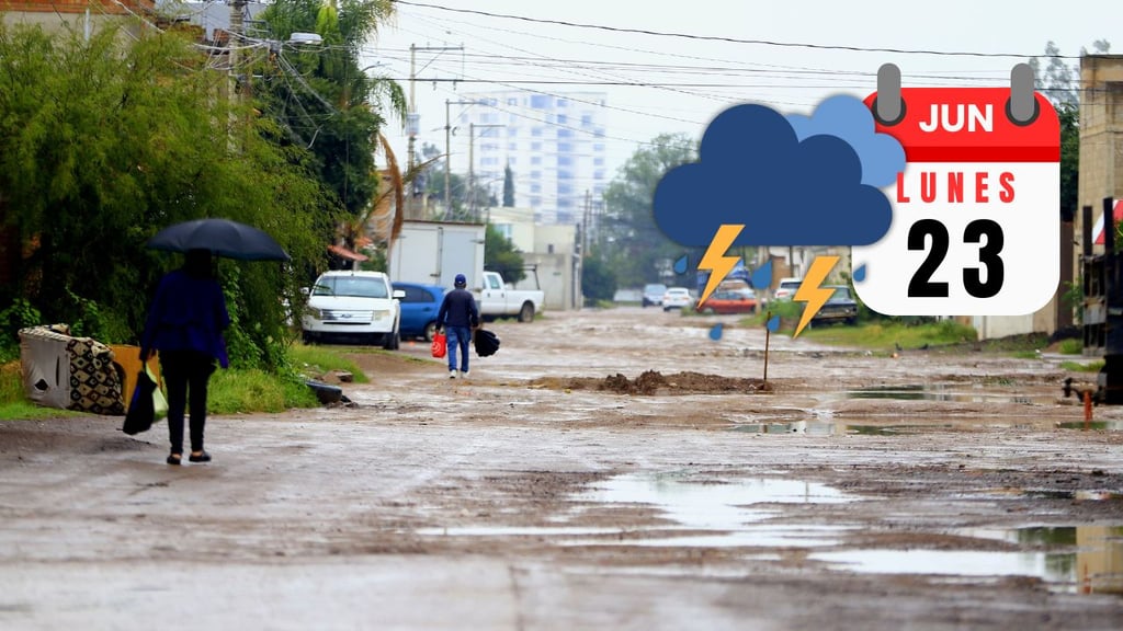 Tormentas eléctricas y granizo en Durango HOY lunes 23 de junio: pronóstico para el día