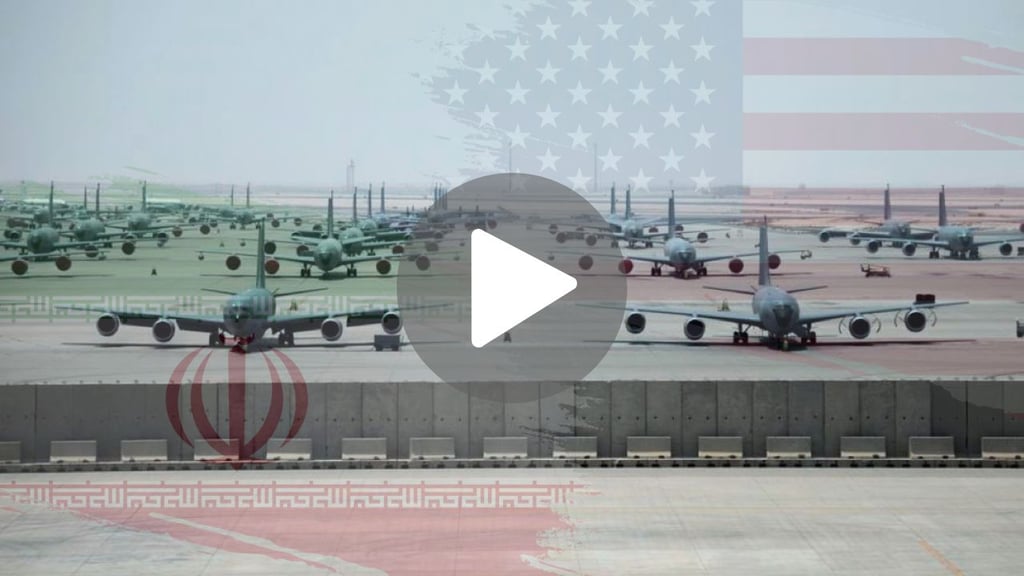 Irán ataca con misiles base de Estados Unidos en Qatar | VIDEO