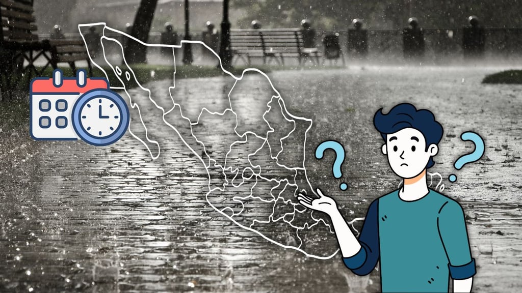 ¿Cuándo terminará la temporada de lluvias 2025 en México? Esto dice el SMN