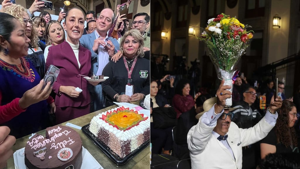 Youtubers le cantan las mañanitas a Claudia Sheinbaum por su cumpleaños