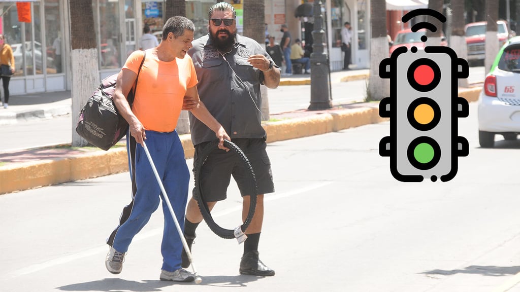Piden semáforos auditivos peatonales en cruces viales de Durango
