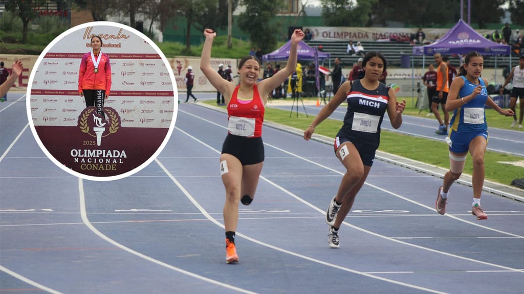 Eitzel Valeria Soto conquista el oro en los 80 metros planos de Olimpiada