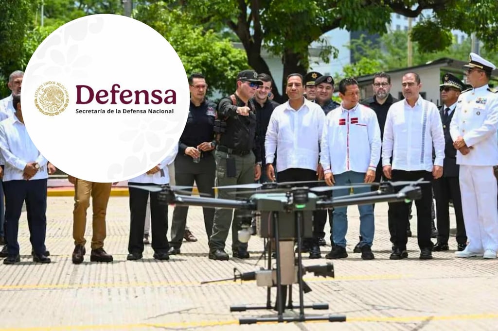 Presentan flotilla de drones artillados que vigilarán frontera de Chiapas con Guatemala