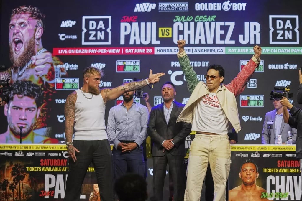 Espectáculo. Jake Paul vs Chávez Jr es una una pelea en búsqueda de credibilidad y espectáculo.