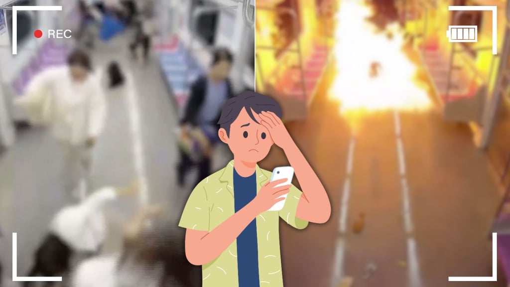 VIDEO: Se enojó por su divorcio e incendió el metro; lo acusan de intentar matar a 160 personas