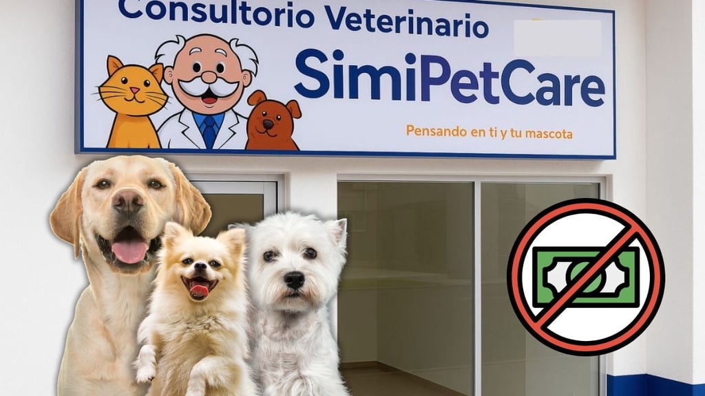 ¿Dónde está la veterinaria del Dr. Simi que ofrece consulta gratis a perros rescatados?