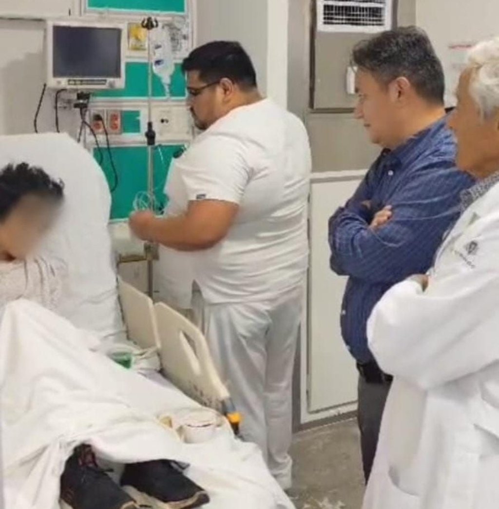 Atención. Permanecerá en observación en el Hospital General 450 al menos seis días para determinar su estado de salud.