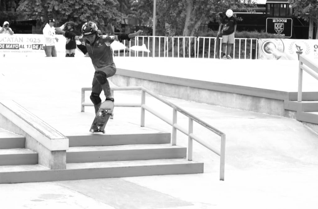 Cuarta. En la cuarta posición se quedó la skate duranguense Arely Brileth Ortiz Aldaba.