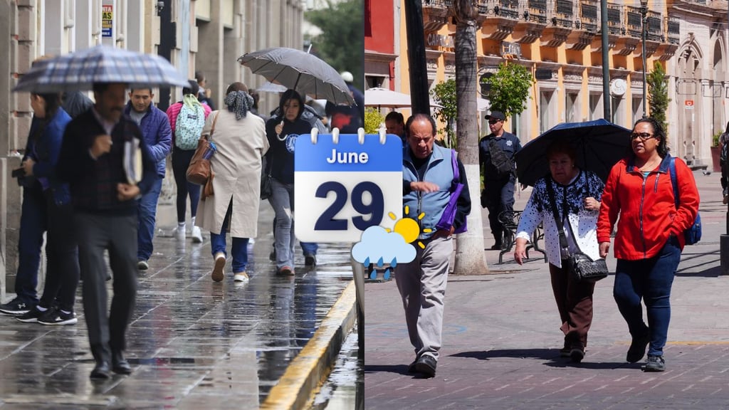 Lluvias fuertes y calor en Durango; este es el pronóstico para HOY 29 de junio