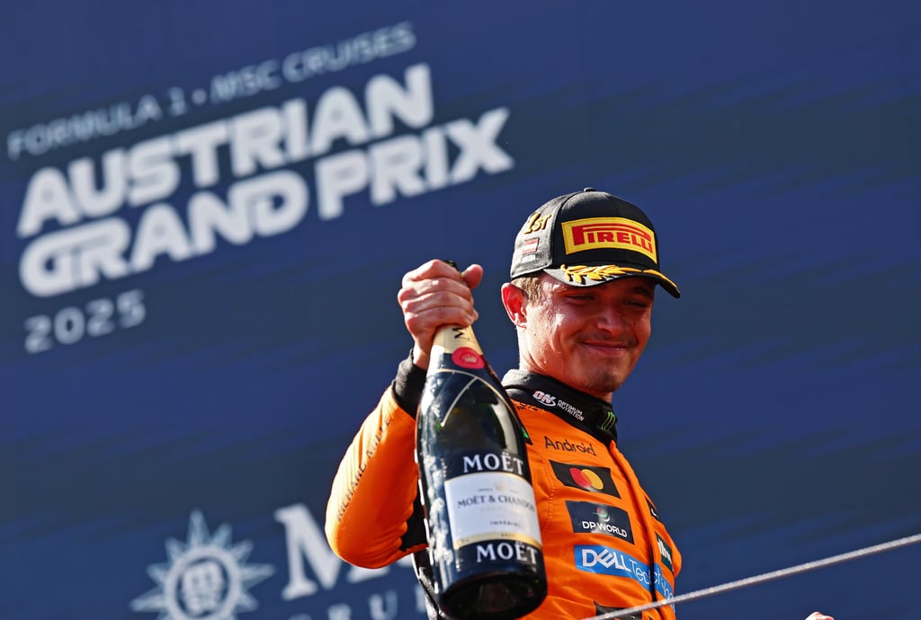 F1: Lando Norris conquista el Gran Premio de Austria