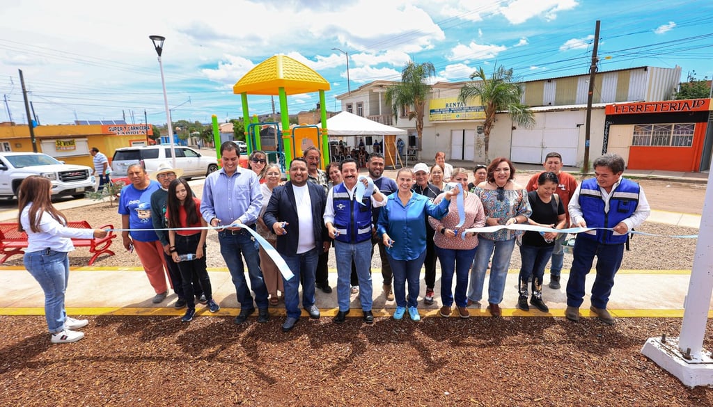 Proyecto. Entrega Municipio nueva área de esparcimiento en la colonia Héctor Mayagoitia. Más de 4,500 vecinos se benefician con este proyecto ganador.