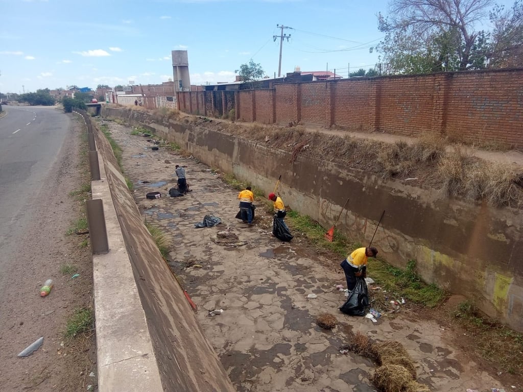 Limpieza. Aunque se realizan trabajos preventivos, se pide a la población que mantenga los espacios libres de basura, pues de lo contrario los afectados son los propios vecinos.