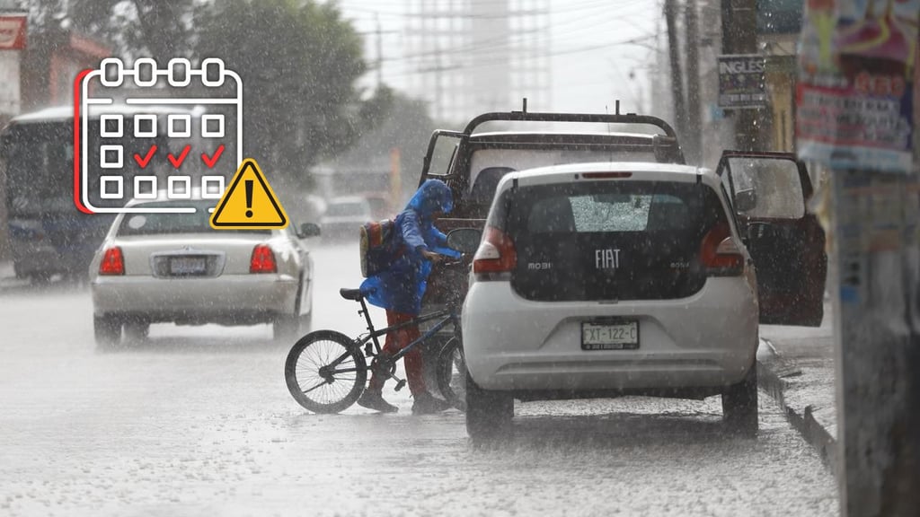 Alertan en Durango por lluvias fuertes e intensas; ¿a partir de cuándo?