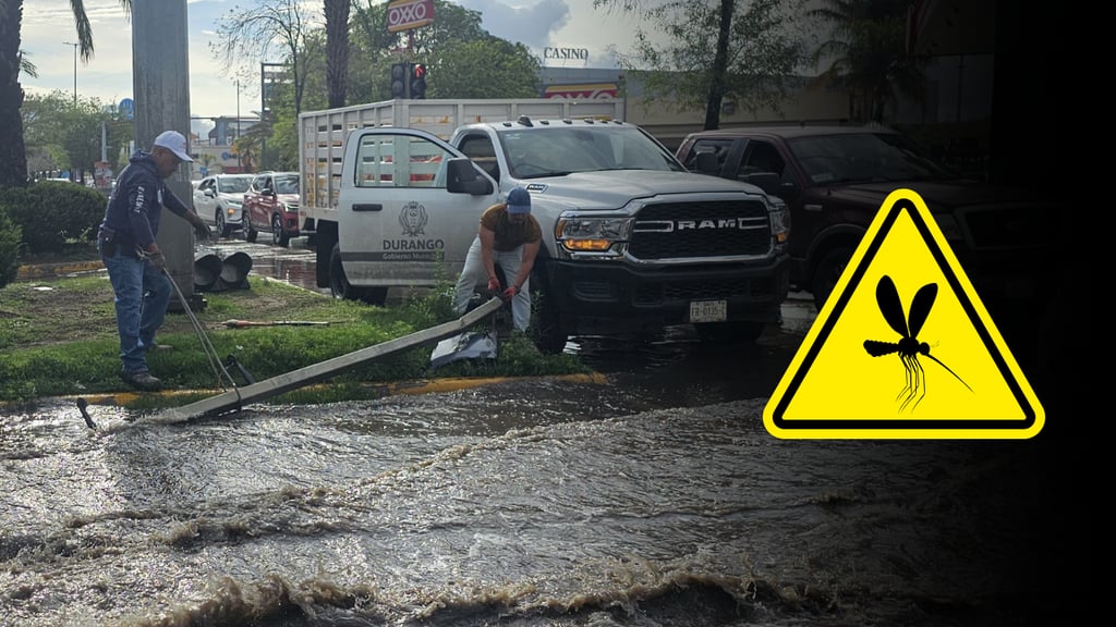 Buscan reducir riesgos por lluvias y dengue en Durango