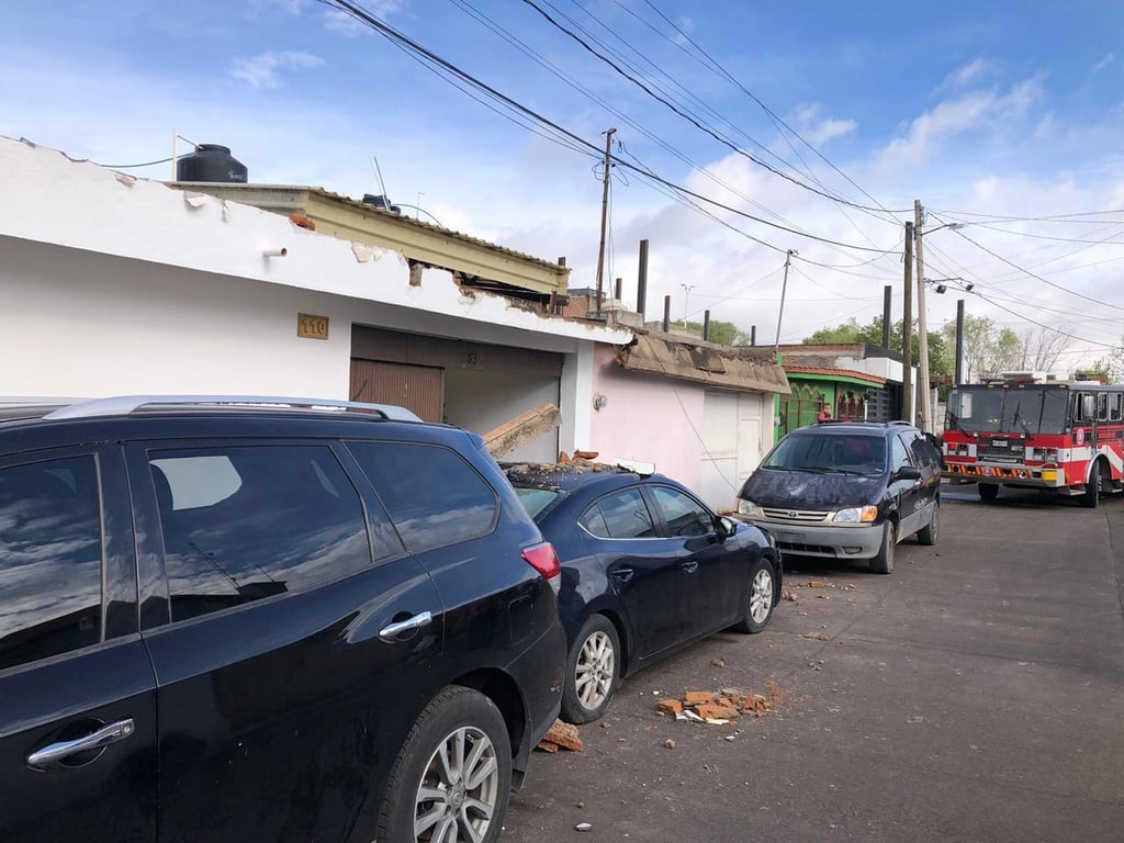 Evaluación. Solamente se presentaron daños materiales, descartándose personas lesionadas.