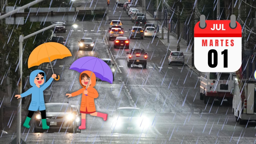 ¿Lluvias por la tarde de HOY martes 1 de julio en Durango? Esto dice el pronóstico
