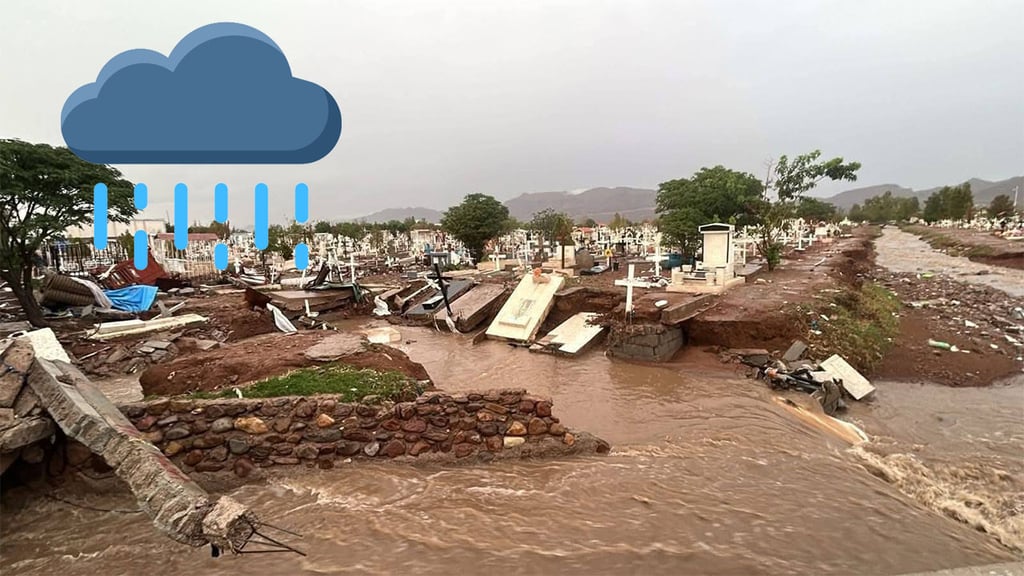 Fuertes tormentas desentierran cuerpos en panteón | VIDEO