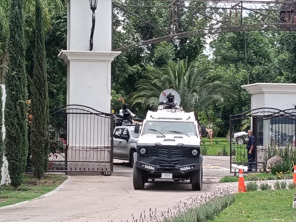 Hermetismo. Ni en el lugar ni en las cuentas institucionales se dio a conocer información sobre el despliegue realizado este martes.
