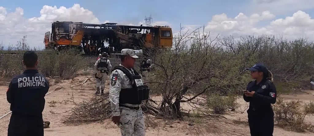 Siniestro. El incendio comenzó debido a una falla en el motor de la máquina y de inmediato se propagó por la misma.