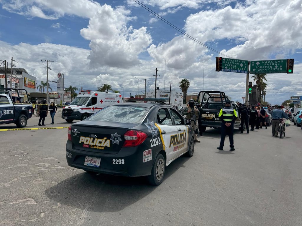 Patrulla de la Policía Estatal le quita la vida a joven en Durango