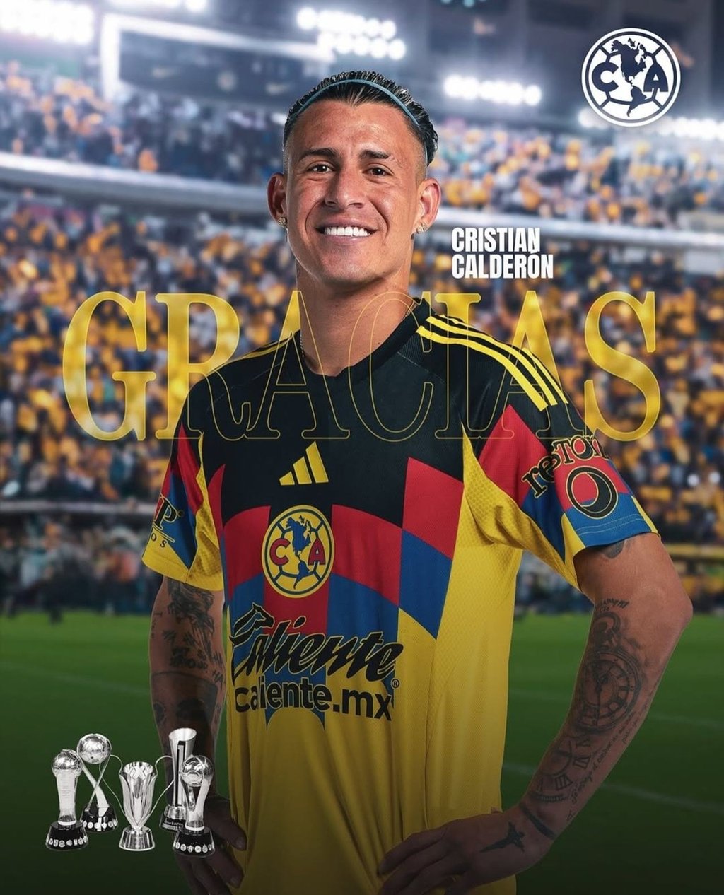 Despedida. El 'Chicote' pasa del América al Necaxa.