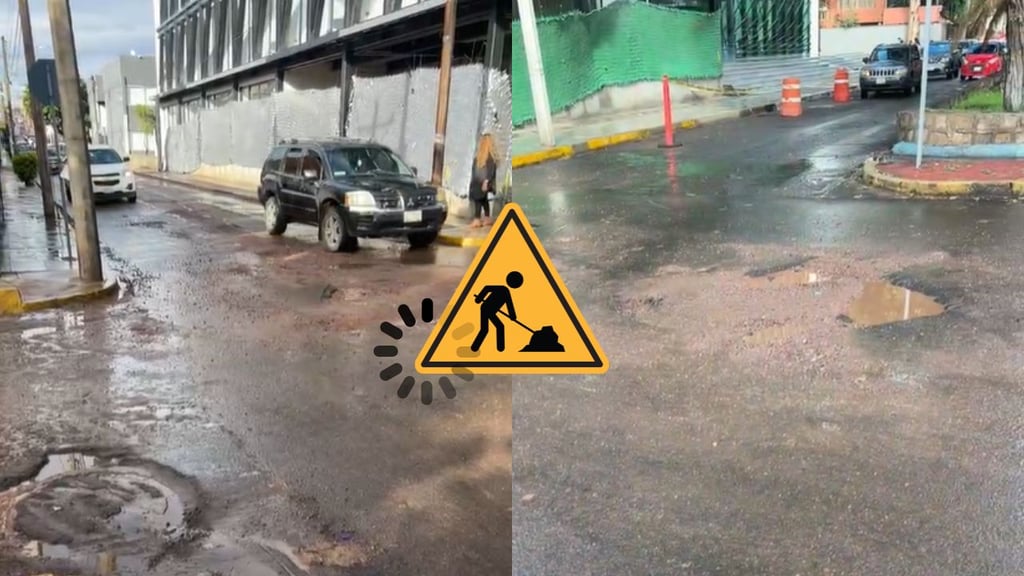 'Baches' de calle Allende es una obra que sigue en proceso: AMD