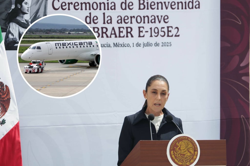 Nuevas aeronaves y vuelos más baratos: la apuesta de Sheinbaum para Mexicana de Aviación