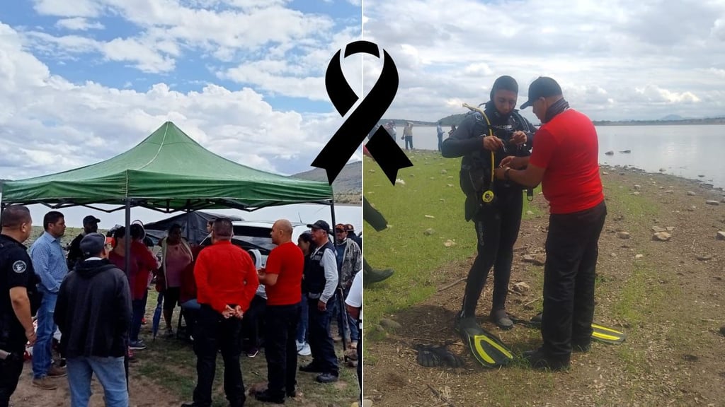 Localizan el cuerpo de joven que cayó al agua en presa de Súchil durante día de pesca