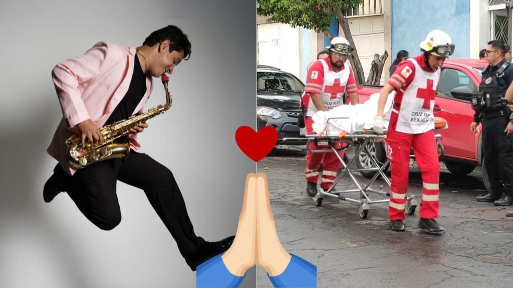 Piden oraciones por Rommel, joven saxofonista lesionado por descarga eléctrica en Durango