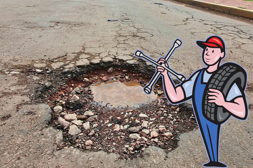 En Durango, los daños por baches pueden costar de los 800 a los 25 mil pesos