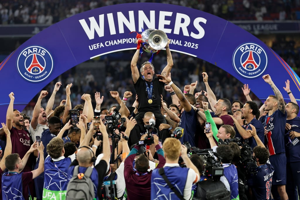 Conquista. El PSG llega a este torneo tras conquistar el ansiado triplete. Ahora, buscan sumar un trofeo más a sus vitrinas.