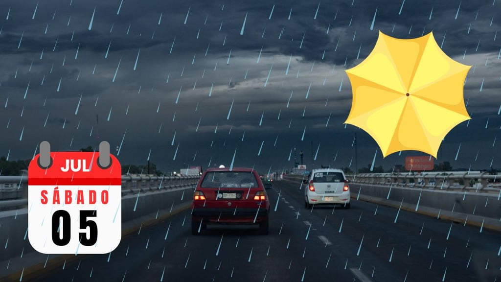 Sábado nublado y con lluvias en el estado de Durango: pronóstico para HOY 5 de julio