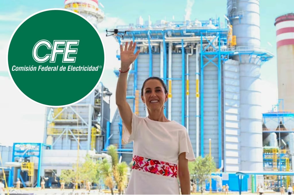 CFE: Sheinbaum anuncia construcción de 60 plantas de ciclo combinado en su sexenio